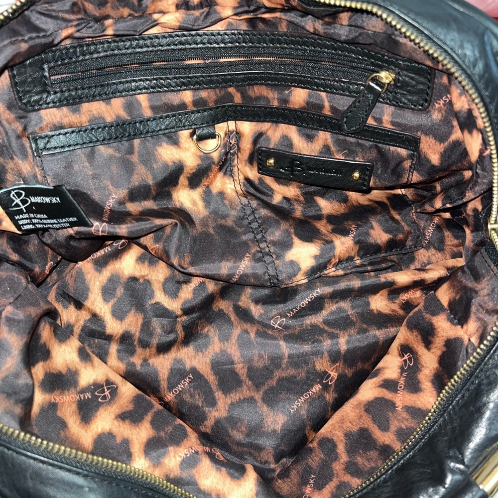 B MAKOWSKY BUTTERY SOFT BLACK LEATHER - Picture 4 of 11
